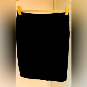 Banana Republic Black Mid Length pencil Skirt